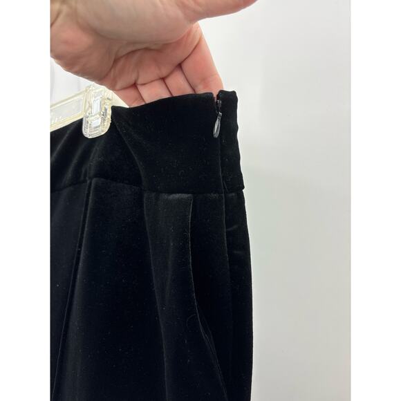 INC International Concepts Black Velvet Wide Leg High Rise Pants Plus 2X New NWT - Picture 7 of 11